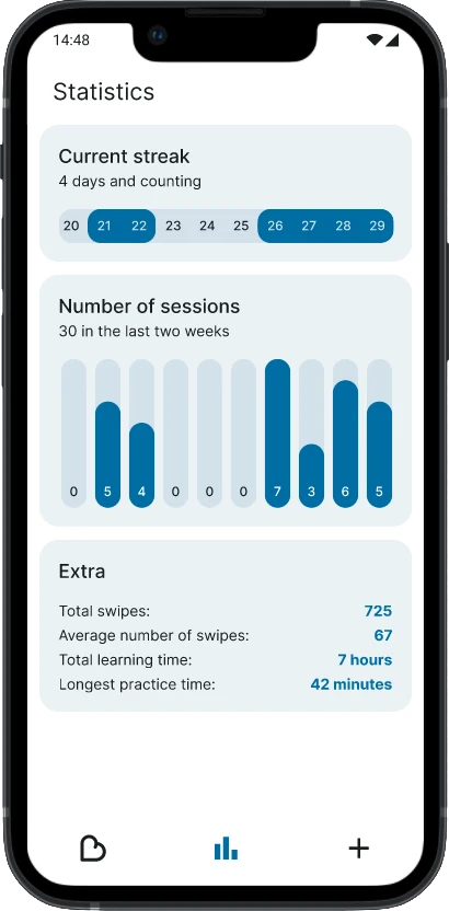 Statistics page screenshot